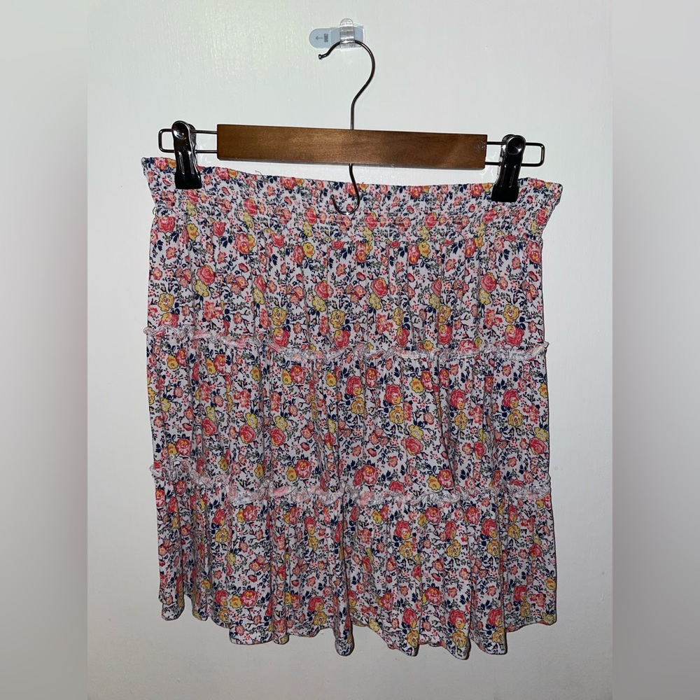 Floral Tiered Skirt